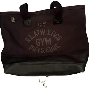 NEW Polo Ralph Laure 67 R.L. ATHLETICS GYM PHYS Black